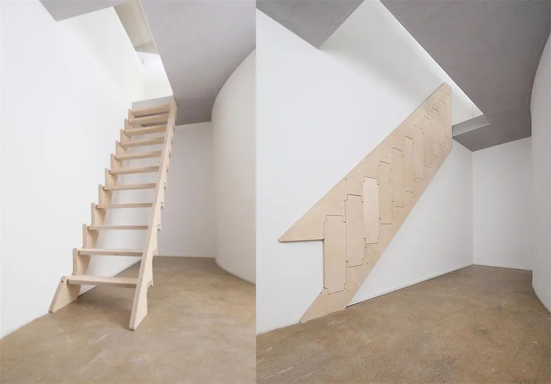 如果你家复式面积小,旋转楼梯是唯一选择,只占1㎡还自带曲线美!