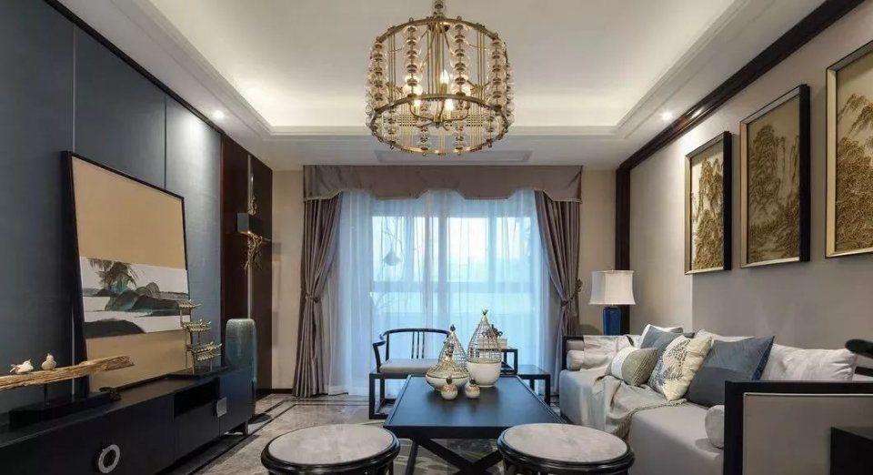 129㎡轻奢新中式样板间,售楼员说没40万装不下来,当真这么贵?