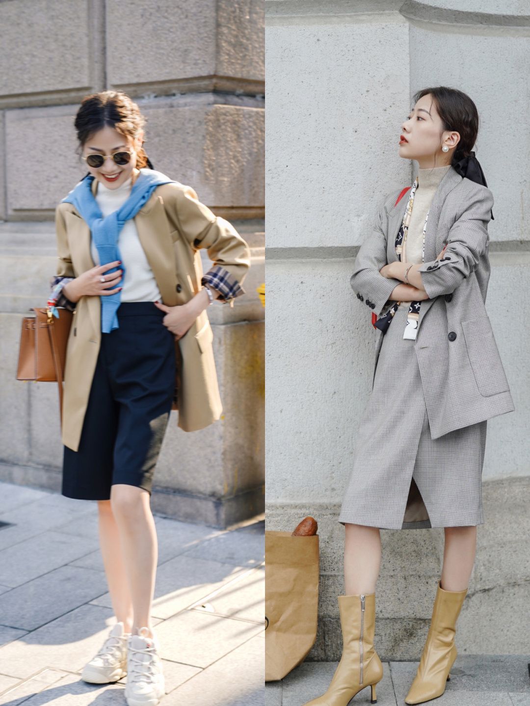 职业教育|都市丽人的“西装”外套:春天穿职场范十足,有气场还显干练