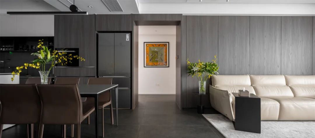 客厅|户型改造丨砸掉两面墙打造LDK一体,170㎡动静分离三居室