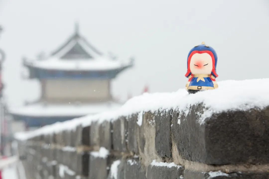 露营|二十四节气小雪感受西安古城墙之美景