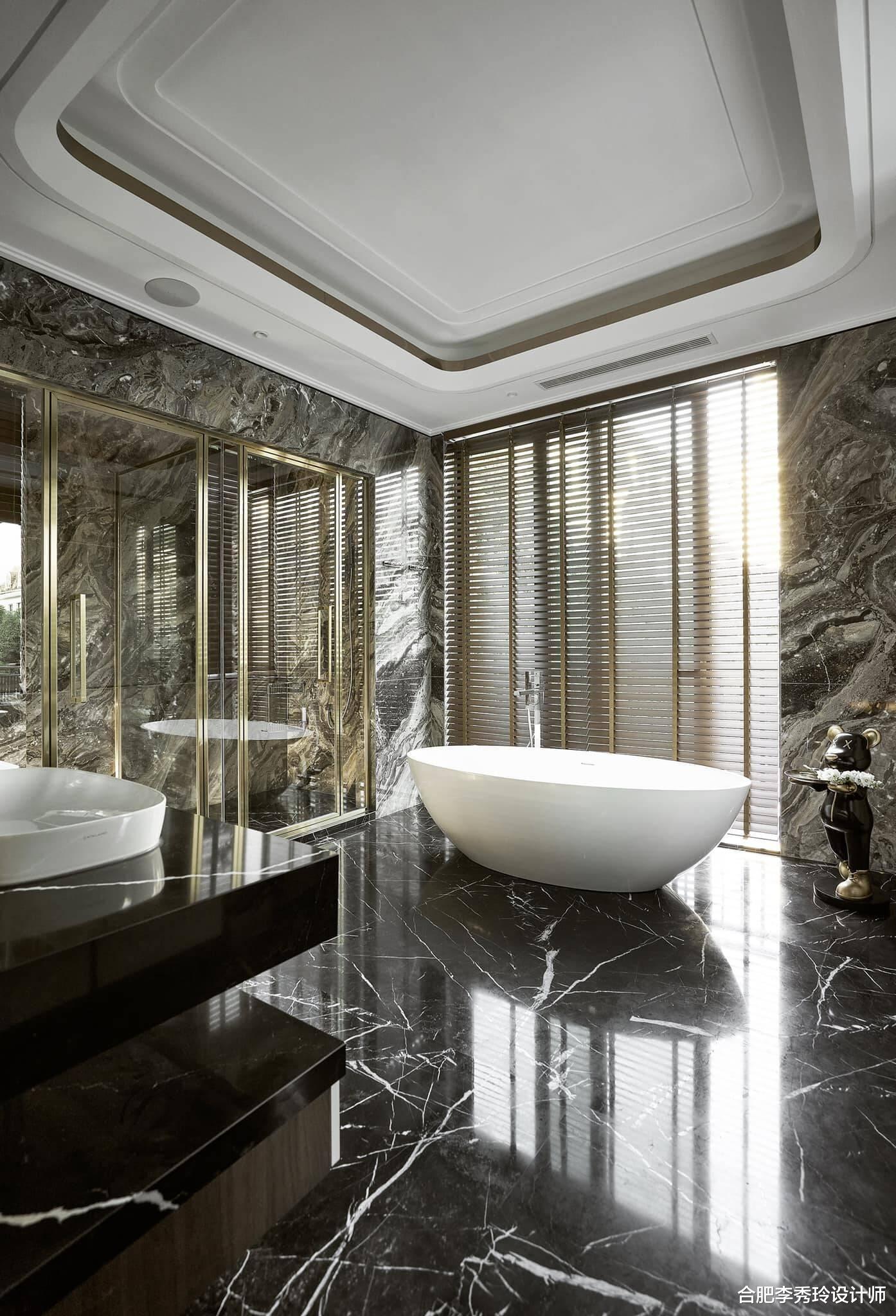 360㎡别墅,大理石像“不要钱”整栋上墙,装修越看越像星级酒店