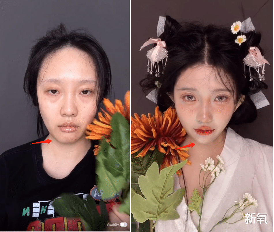 发际线 说她不配当美妆博主，不是因为她技术不行，而是脸蛋太绝？