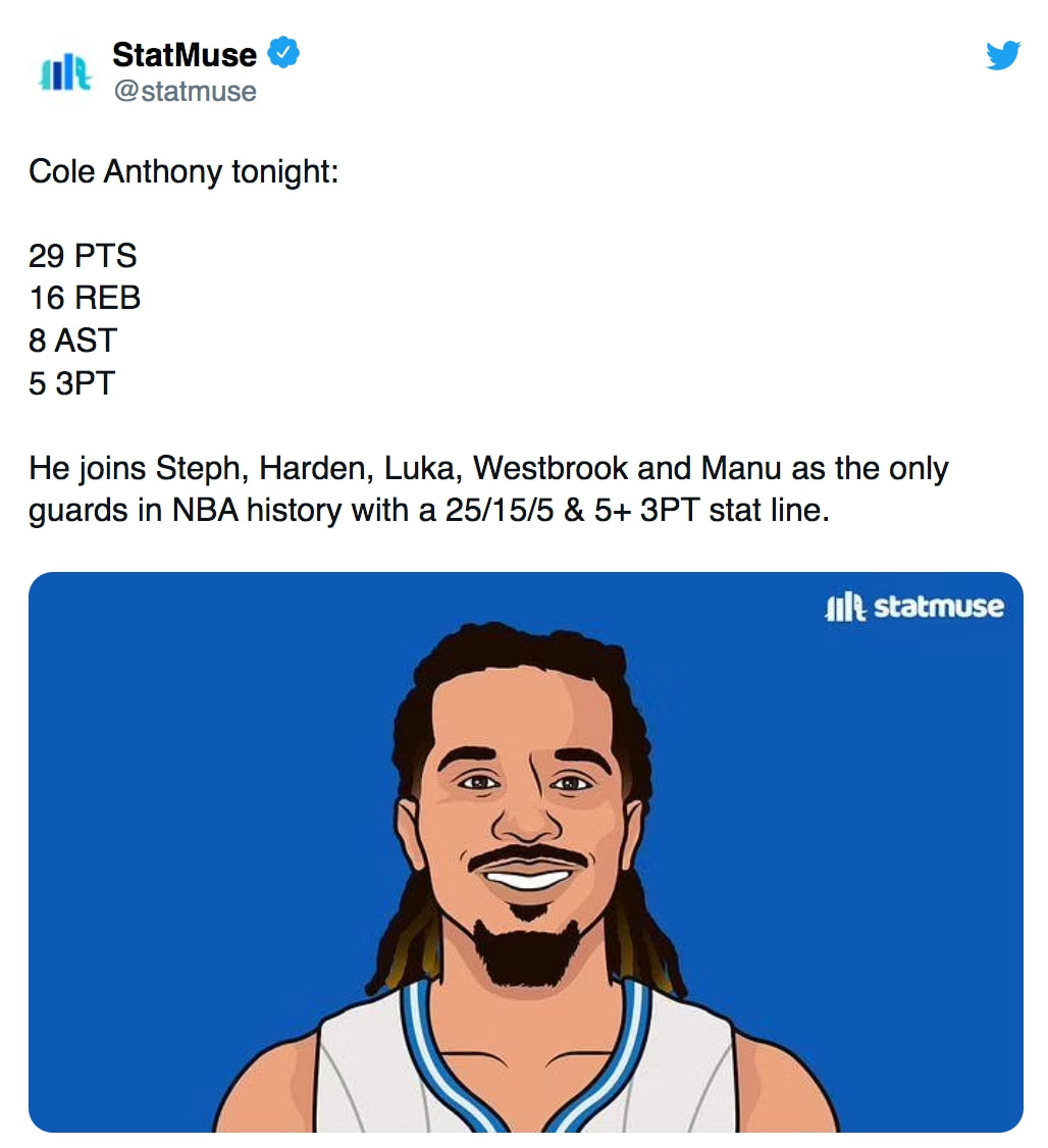 安东尼|科尔·安东尼是未来的NBA全明星吗？