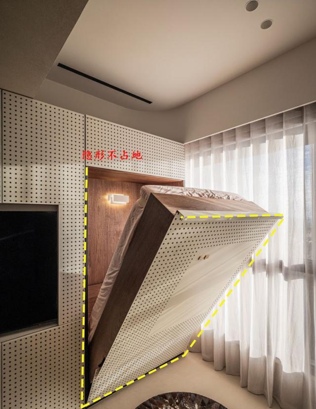 跳出舒适圈，要打造颜值+实用并存的客厅，我选弧形洞洞板电视墙