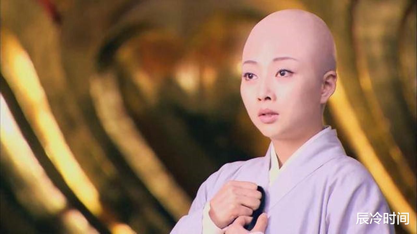 殷桃|同是演古装剧尼姑:贾静雯穿薄纱,孙俪最真实,殷桃一个头两个大
