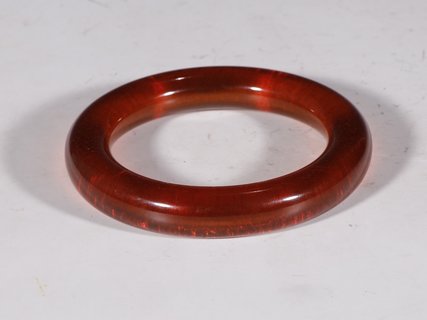 琥珀|旧藏【老琥珀 圆条 手镯】