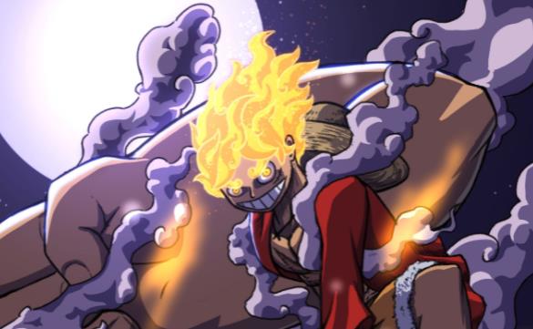 路飞|海贼王1045话:路飞化身巨人之神,无限锁血成常态,凯多:我投降