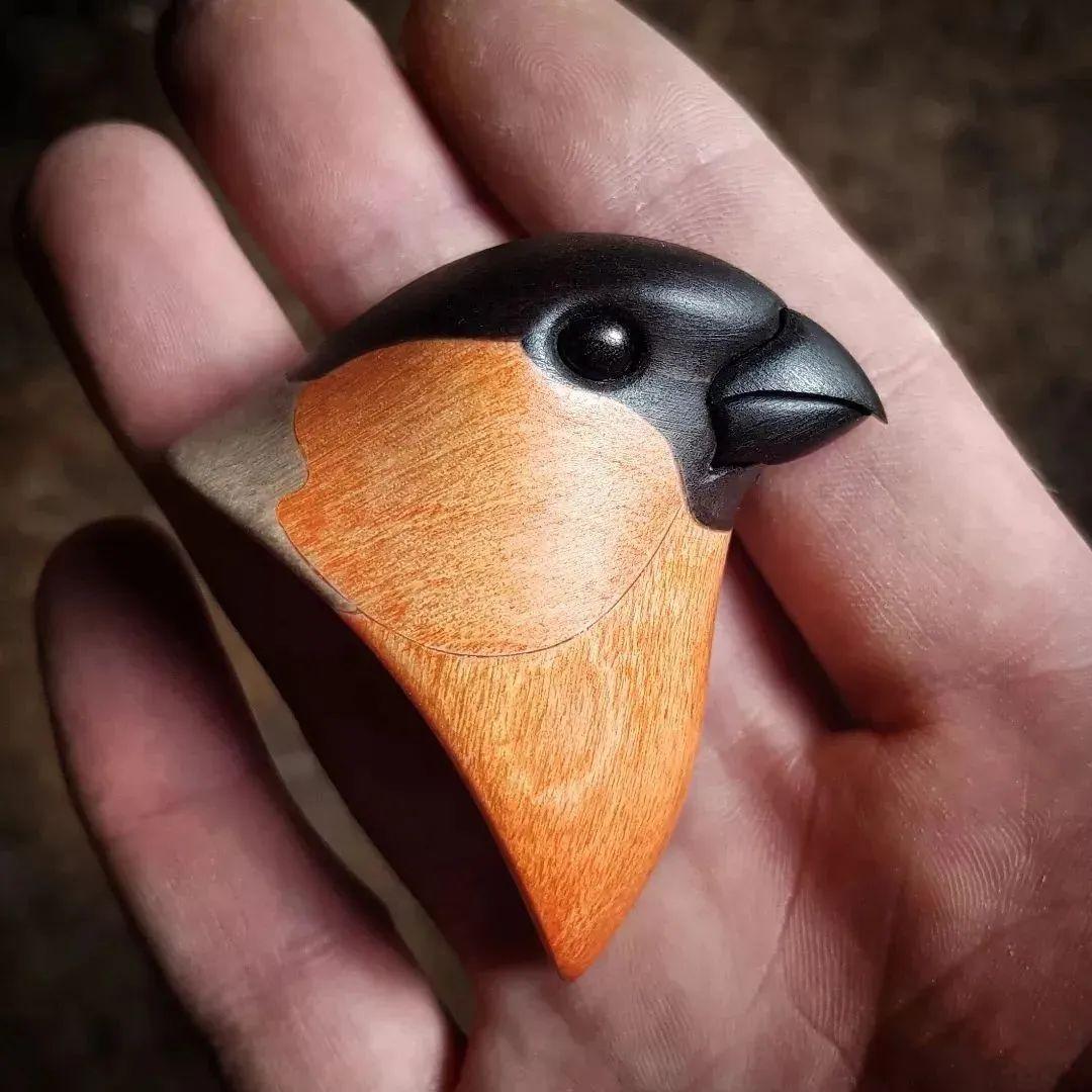 |Tag Smith 用木头拼图，创造别具一格的鸟首雕塑艺术
