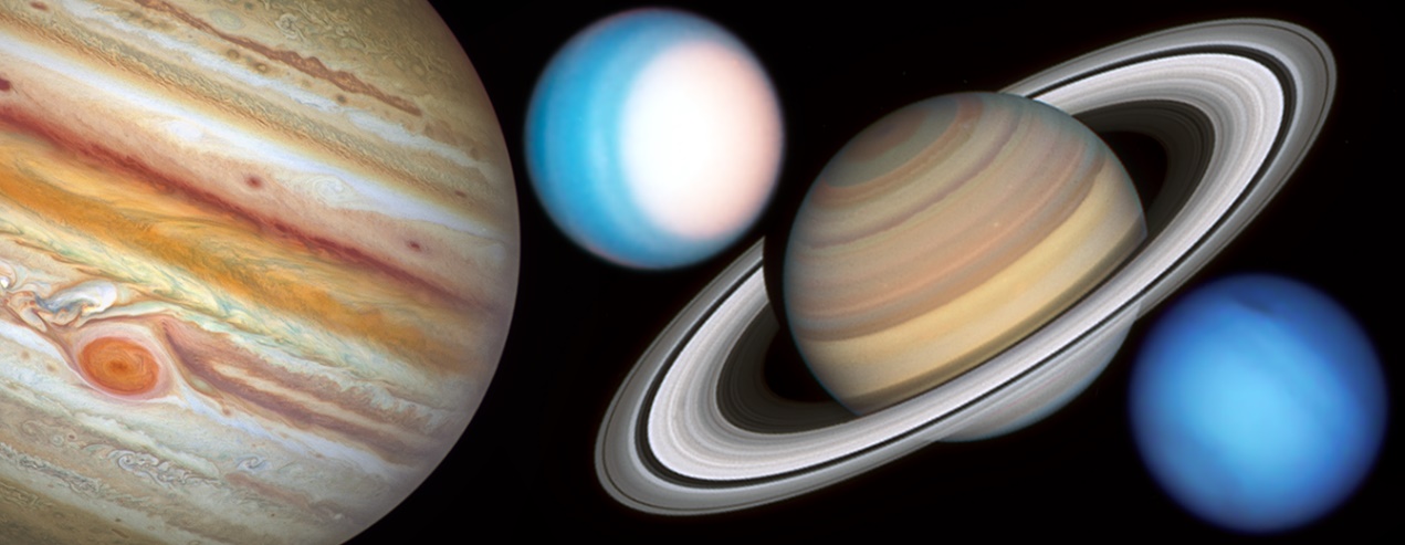 最新变化，21年的金秋之时，哈勃为我们带来四大行星的这些