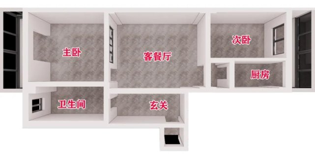 两居室改造秘籍来了!113㎡全屋打造简美轻奢风,效果太精致了