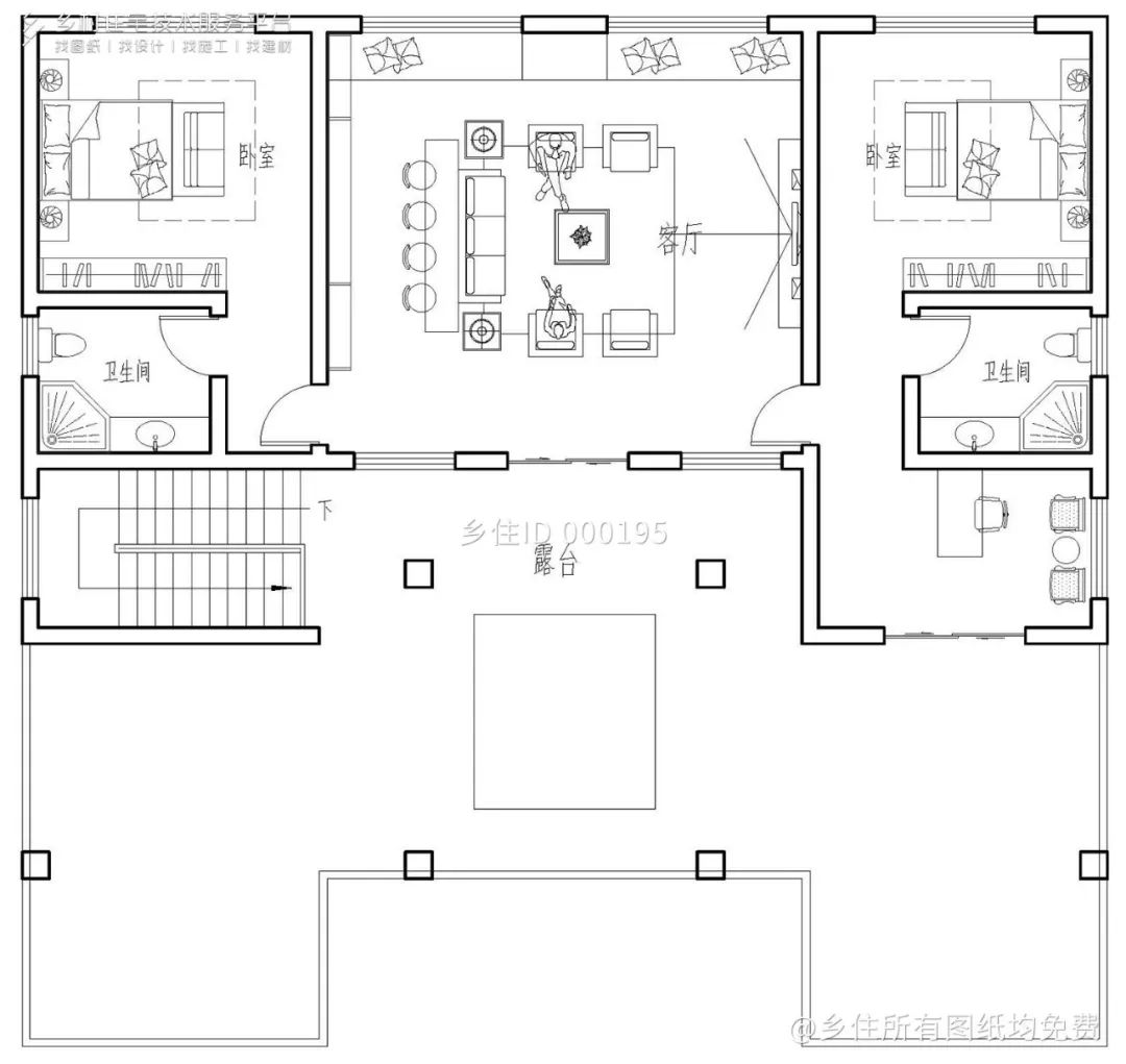 乡村住宅免费图纸8款三层别墅建房图纸建一栋就可以满足所有需求