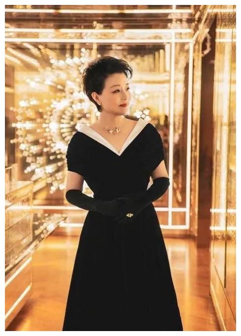 医生 杨澜美到国外去了,54岁穿黑色丝绒裙优雅大气,不愧是前央视一姐