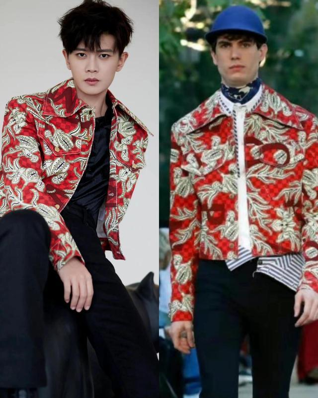 甄子丹|明星和模特的同款对比：王一博龚俊太帅气，肖战赢的太明显