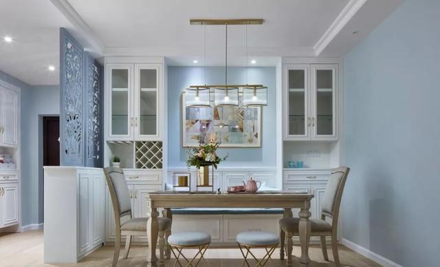 137㎡美式风格三居，清新浪漫、时尚高雅的精致感