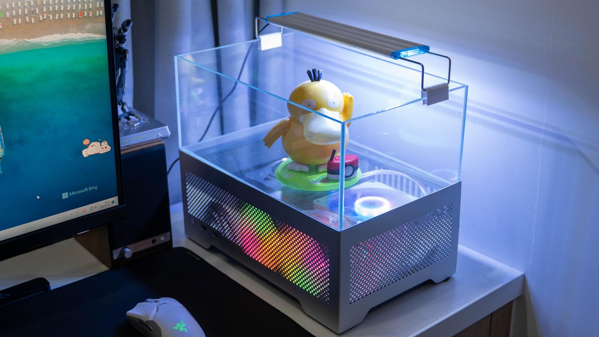 机箱|装个鱼缸主机来烤鱼 篇一--配置堆高了温度压不住，现在我有点慌