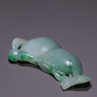 葫芦|清 翡翠雕葫芦笔洗
