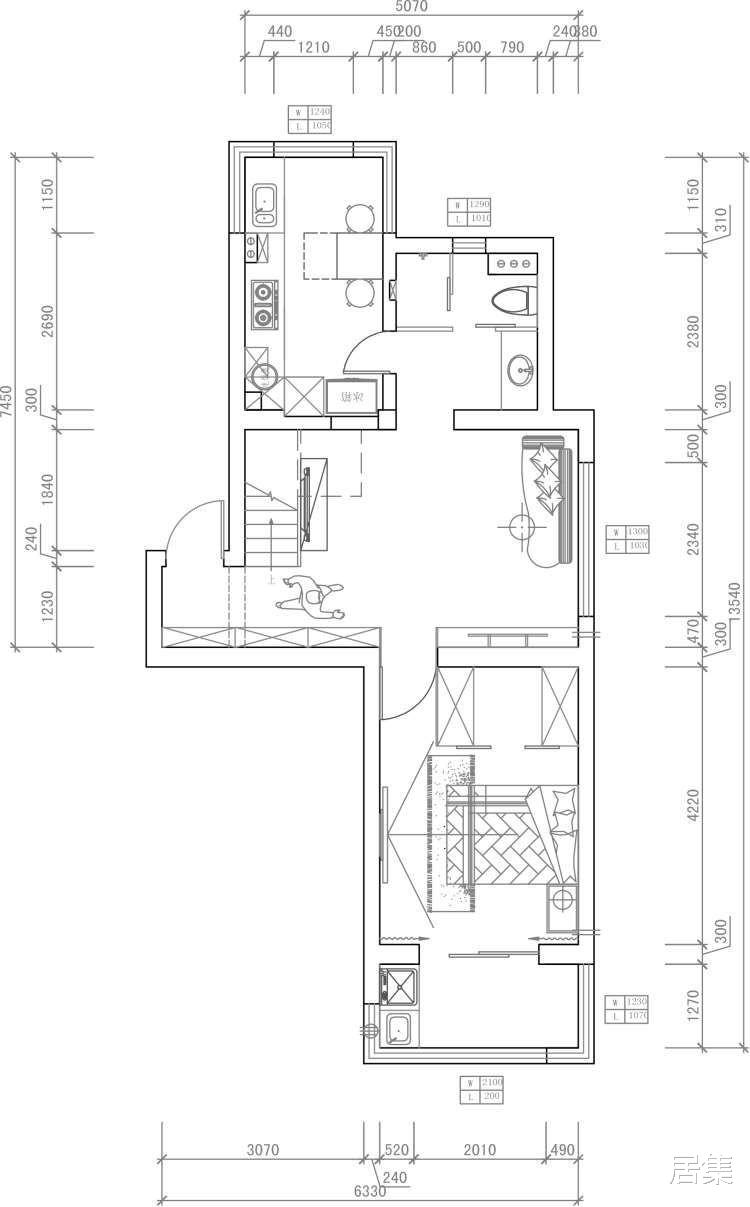 一居室新婚之家,还有顶天露台赏景,家里还给猫咪建了跑道
