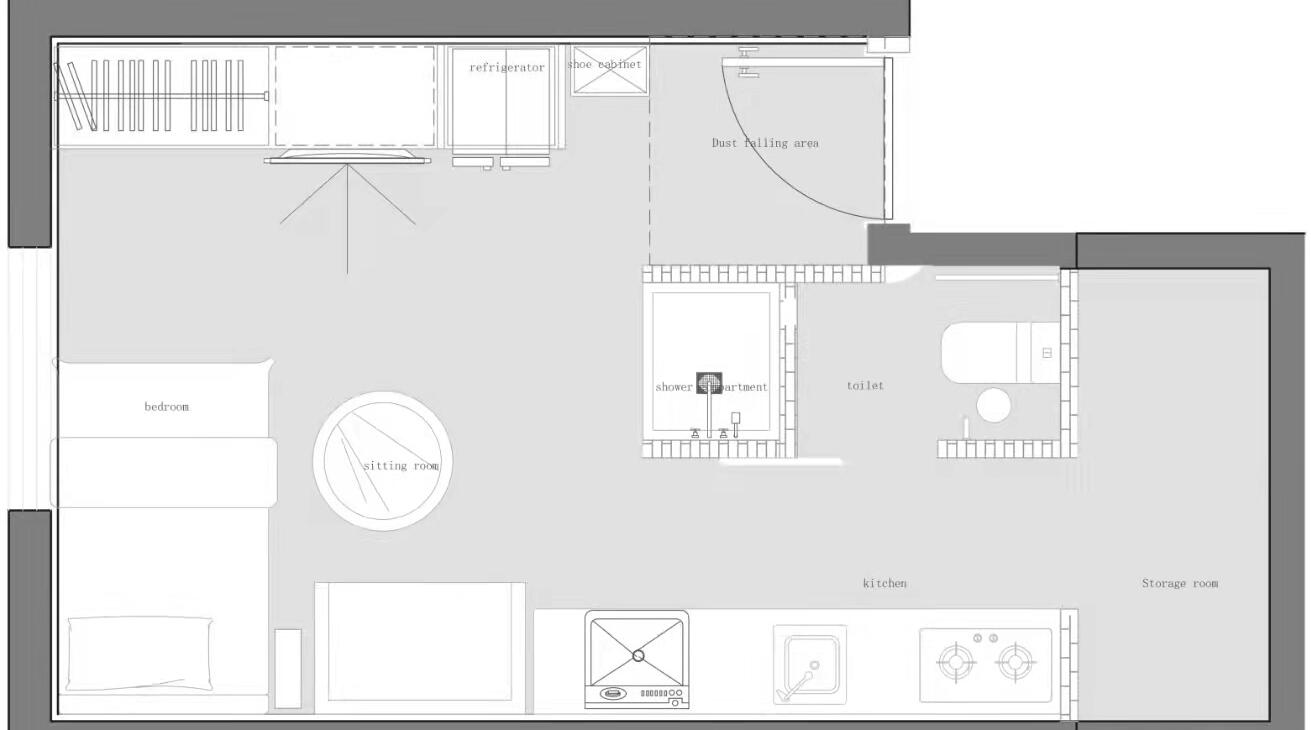 看了这套为老人装修的新房,才知道什么是人性化,20㎡,全是细节