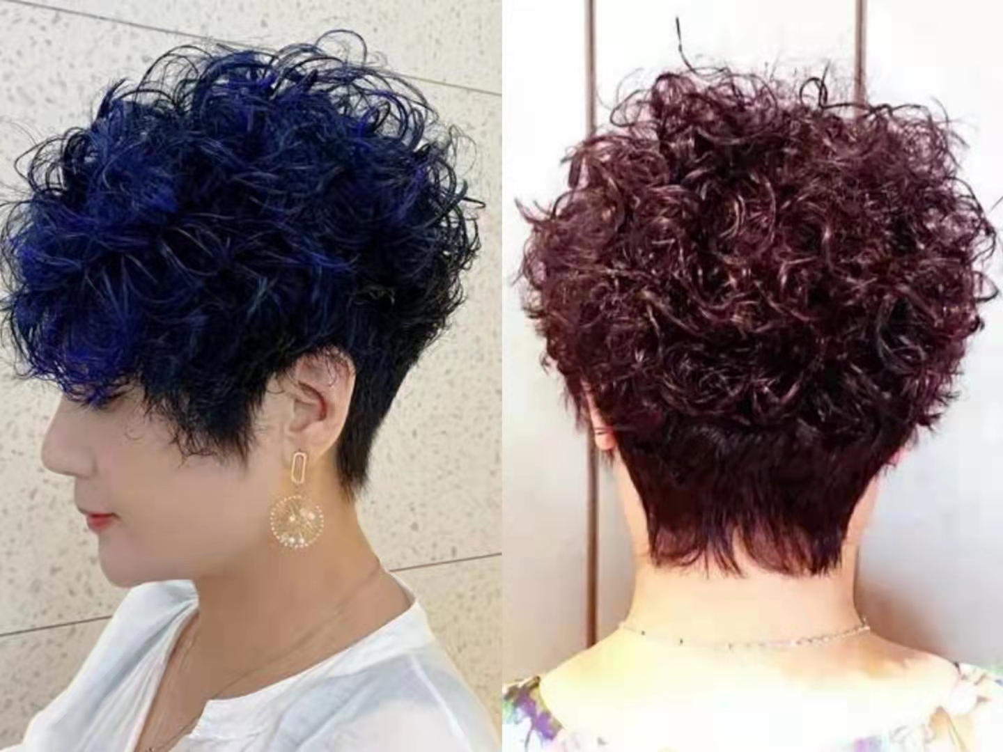 发型 为什么日本奶奶喜欢大卷，中国奶奶偏爱小卷发型？审美习惯的差异