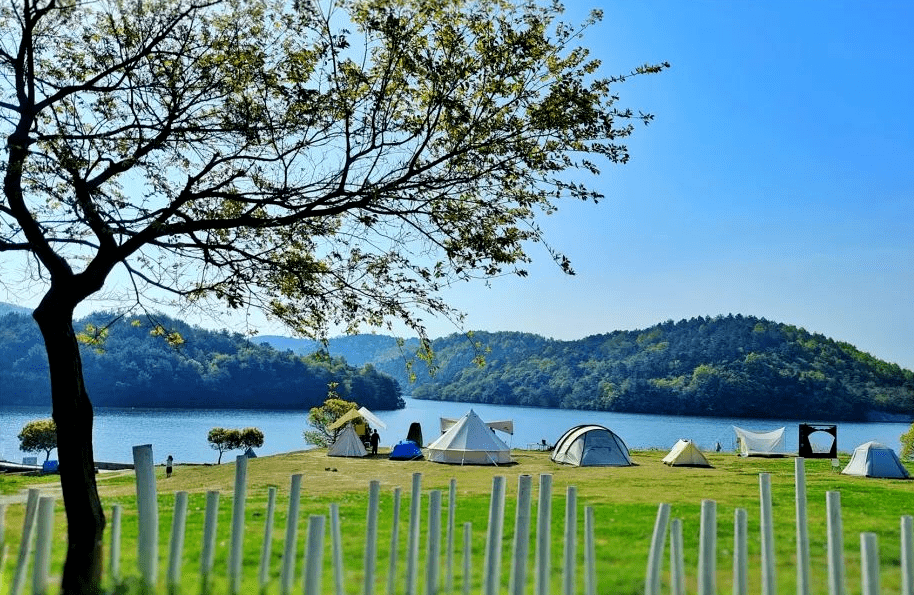 露营|南京溧水无想寺水库露营攻略，有山有水环境很美