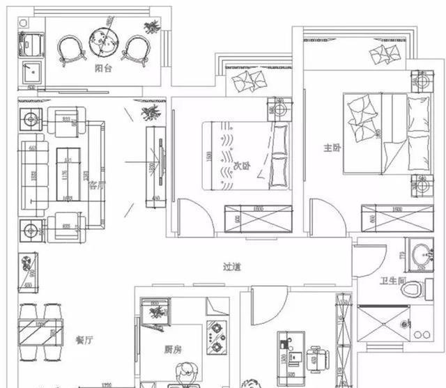 4万块搞定92㎡木色北欧风，不吊顶只贴壁纸刷乳胶漆也好看！