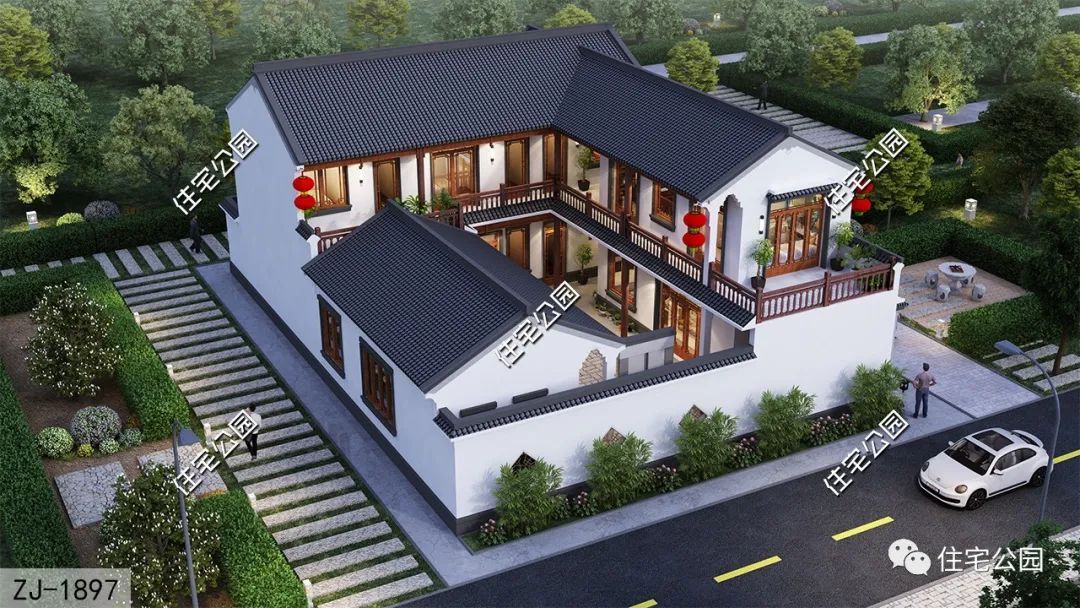 15×21米拥有11间卧室的中式小院,可自住亦可做民宿