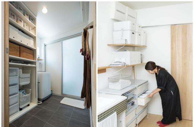 为了四式分离,日本把衣帽间搬到卫生间里!听着奇怪,实用性不低