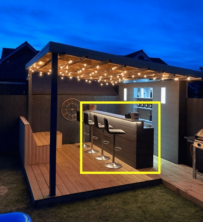 露台别只晾晒,这样搭拥有五功能,加上灯光就是观景台!