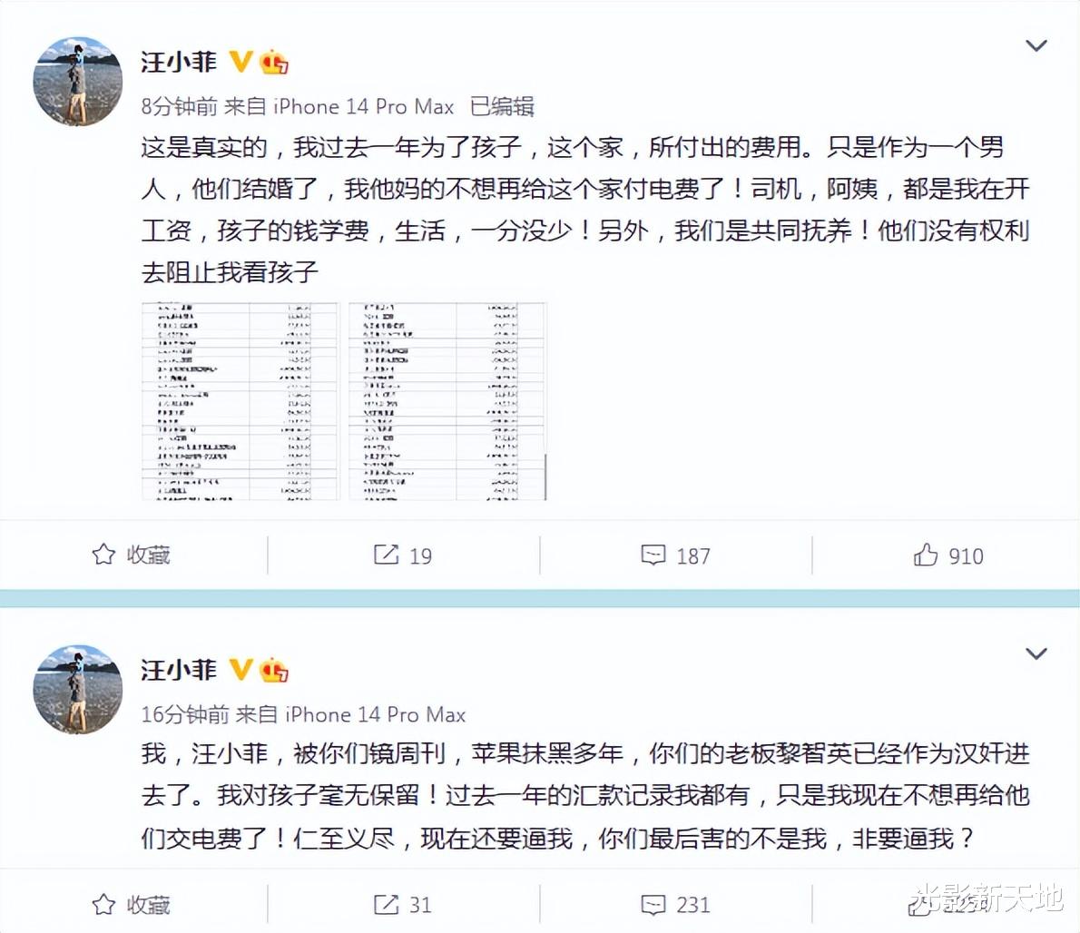 汪小菲|大S发长文回应汪小菲：透露汪小菲放弃抚养权，为他拖欠500万开脱