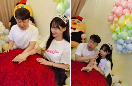 张天爱|杜海涛求婚画面曝光！沈梦辰头戴皇冠一脸娇羞，两人牵手嘟嘴扮萌