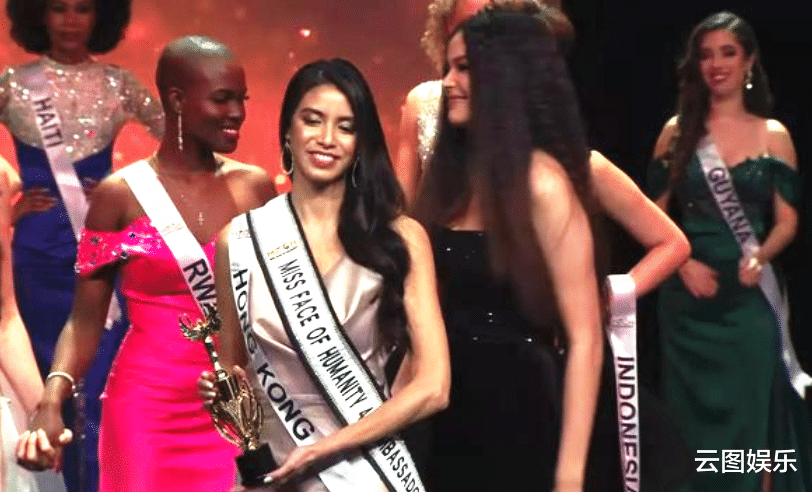 选美|港姐雷庄儿国外选美夺第4名！整牙后颜值提升，细腰长腿身材完美