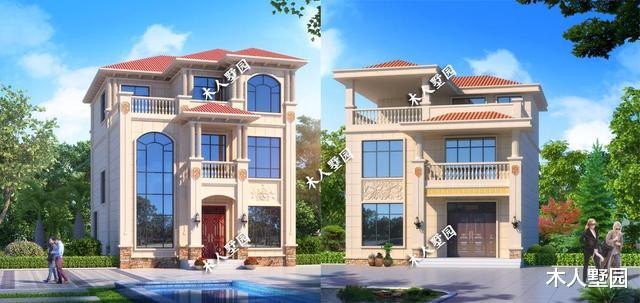 别墅|宅基地9.8米宽，室内想要7房，这样的三层农村别墅如何建？