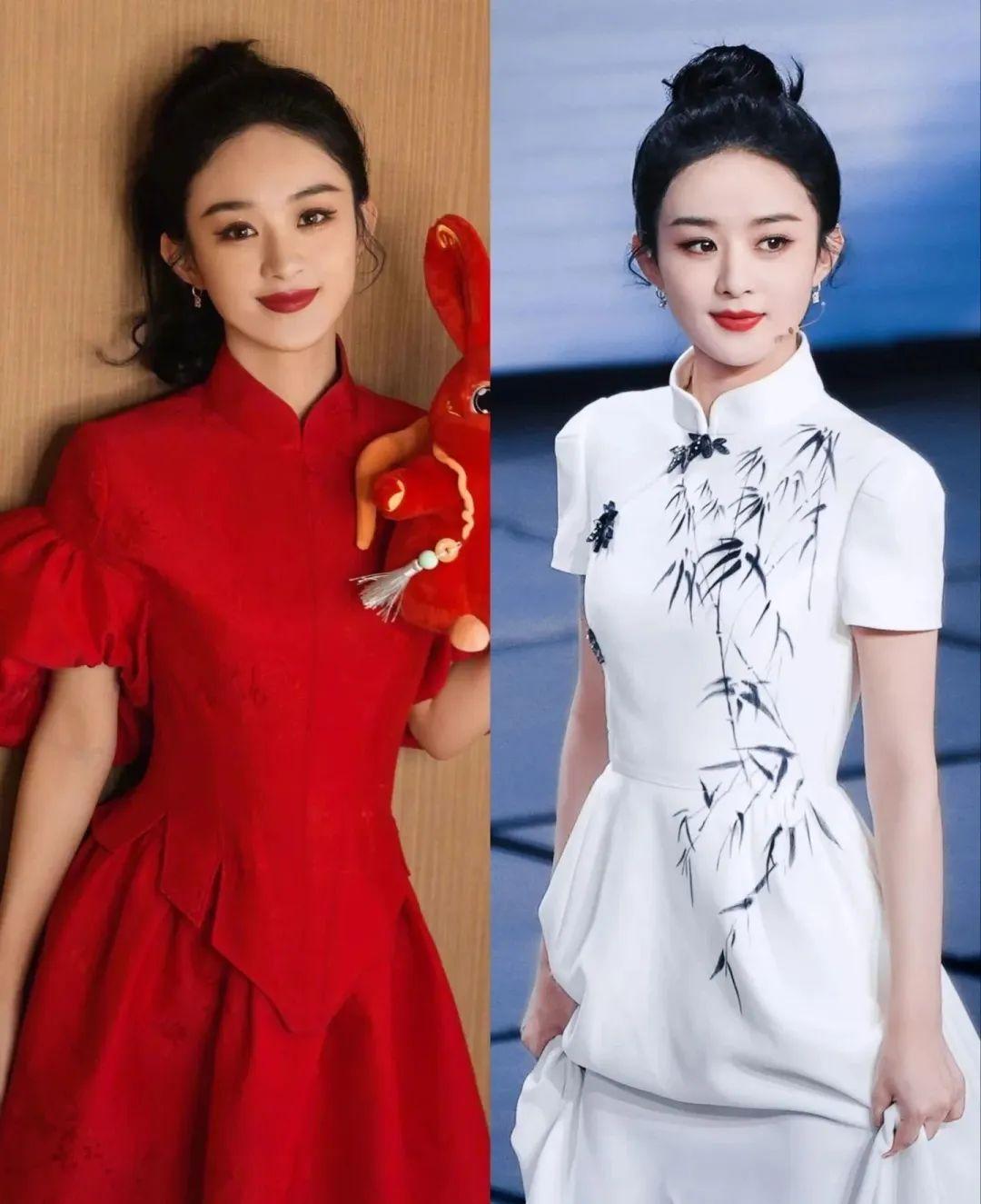 燃脂 被春晚上的赵丽颖惊艳了!她现在变化好大啊!