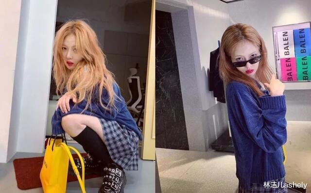 豆角 泫雅爆炸头撞脸步惊云？不愧是时尚达人，什么发型都能hold住