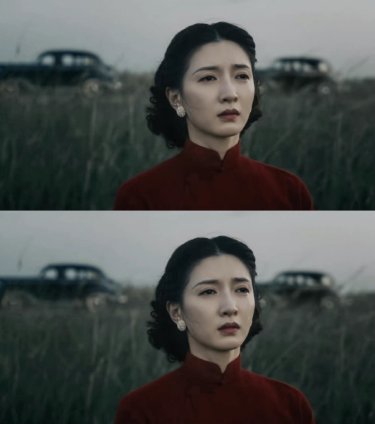 江疏影|江疏影《无名》戏份不多!红色旗袍造型却美得难忘,程耳太会拍了