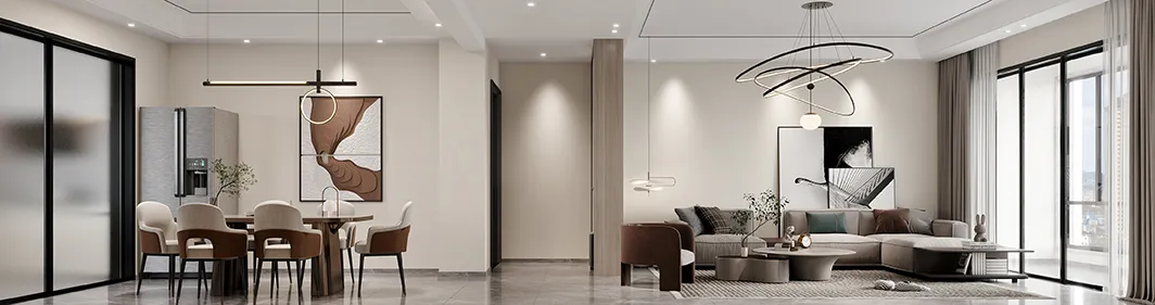 【鲁班装饰】淏园169㎡现代简约风格，自然大美