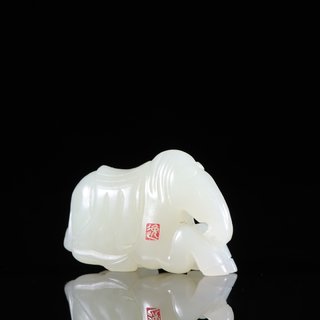 |和田玉 马到成功 把件