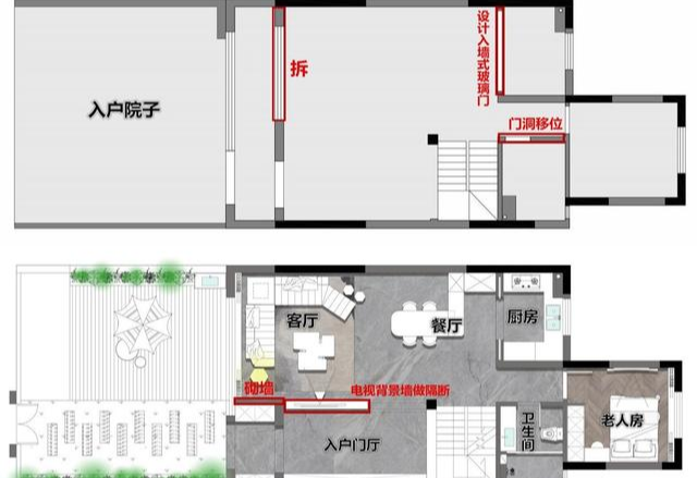 240㎡地下室现浇,3层变4层,入户带大庭院,摇身一变成了香饽饽!