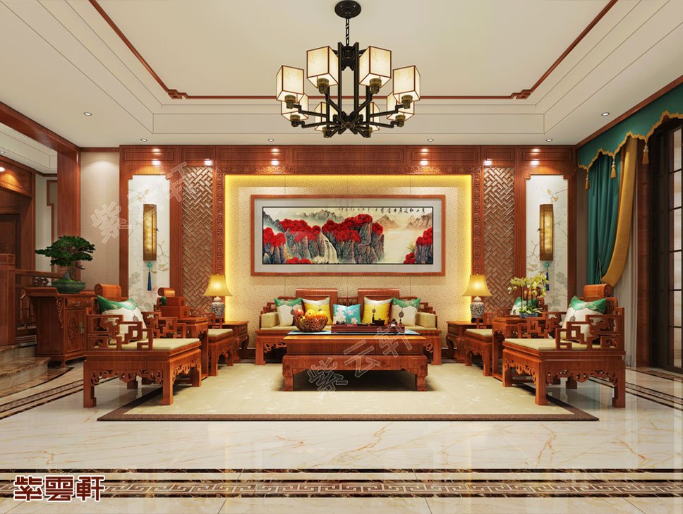 中式别墅挡不住的雍容华贵,凸显东方韵味之美,谁看了都流连忘返