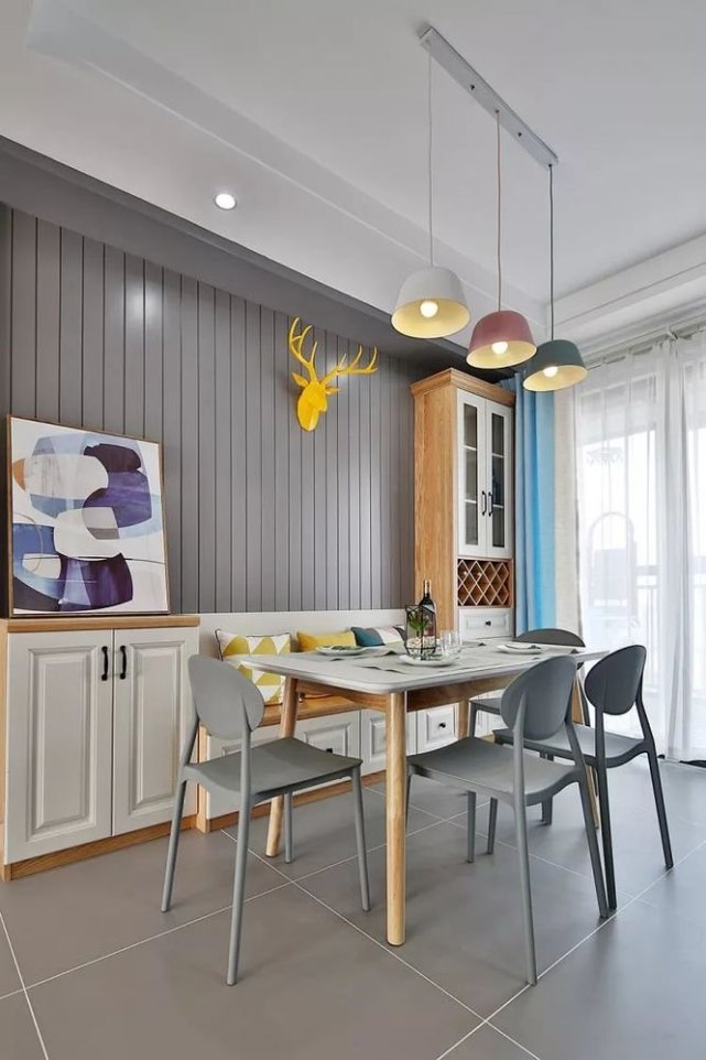 116㎡时尚北欧风,清新配色超漂亮,把生活过成诗!