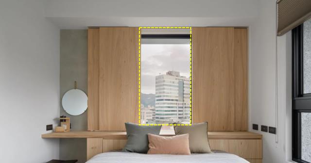 卧室床不靠窗,巧用隔断又轻松隔一间房,一点空间不浪费,聪明!