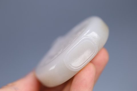 鼻烟壶|旧藏 老和田玉籽料八仙鼻烟壶一套