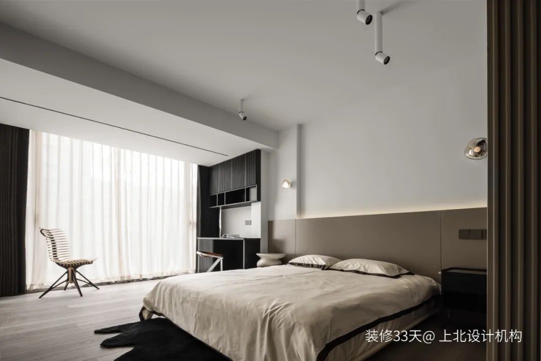 装修设计:180平现代高级质感混搭二孩之家