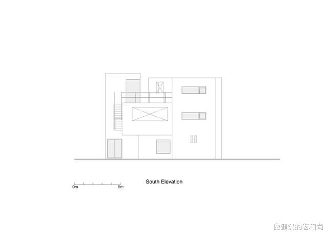 清水混凝土构筑的日本住宅:与场地形状相对应的空间设计