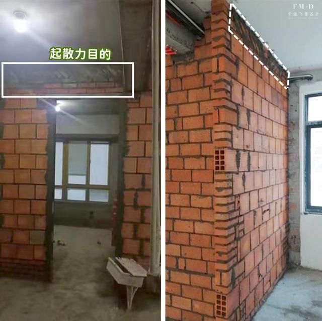 顶砖斜砌，遇到这样的瓦工师傅，都想多给工钱！砌的墙结实不开裂