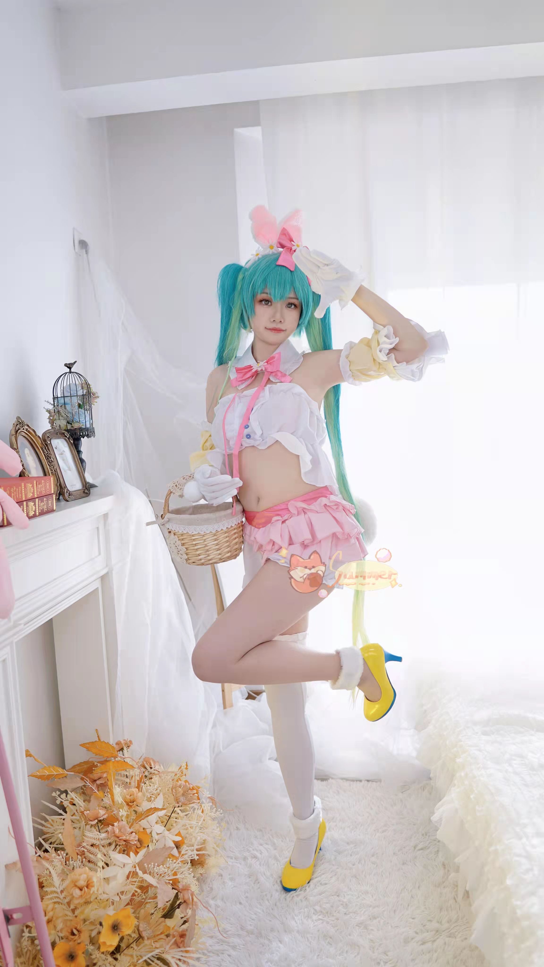 初音未来|《VOCALOID》初音未来-四季兔子cosplay