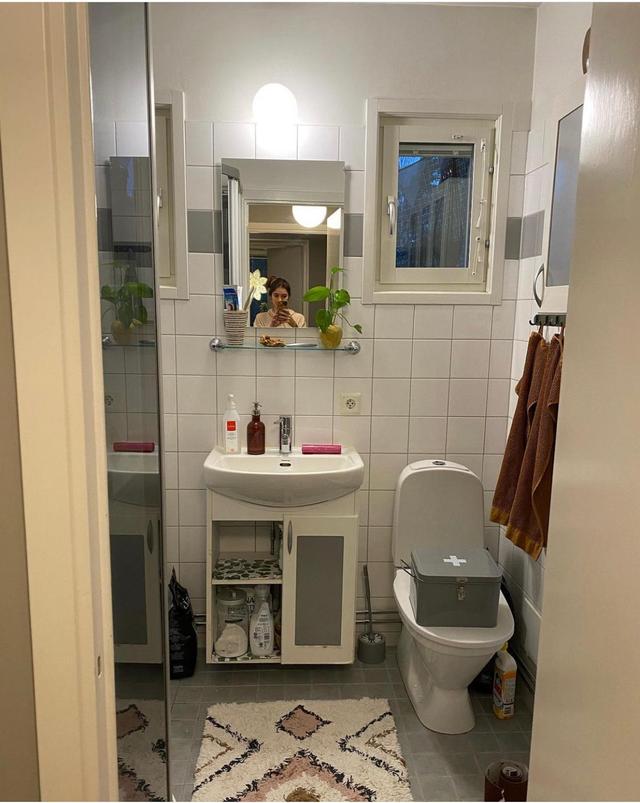 瑞典女主的老房改造,只有旧家具和绿植装饰,网友:真的服了