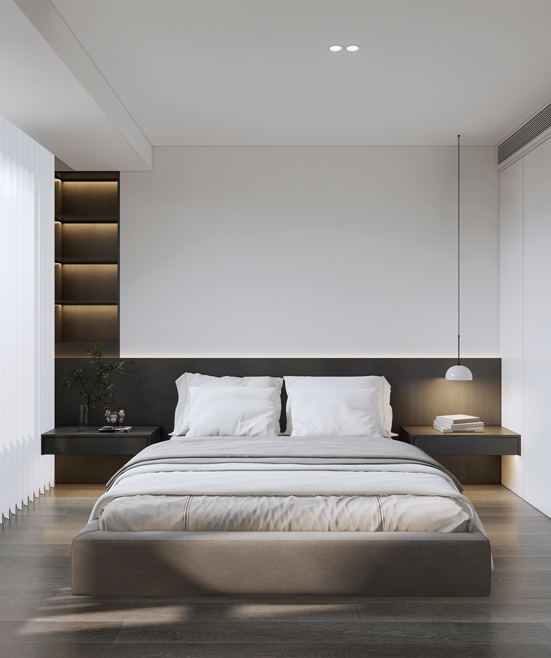 128㎡极简黑白灰,低调含蓄里的情感奔放