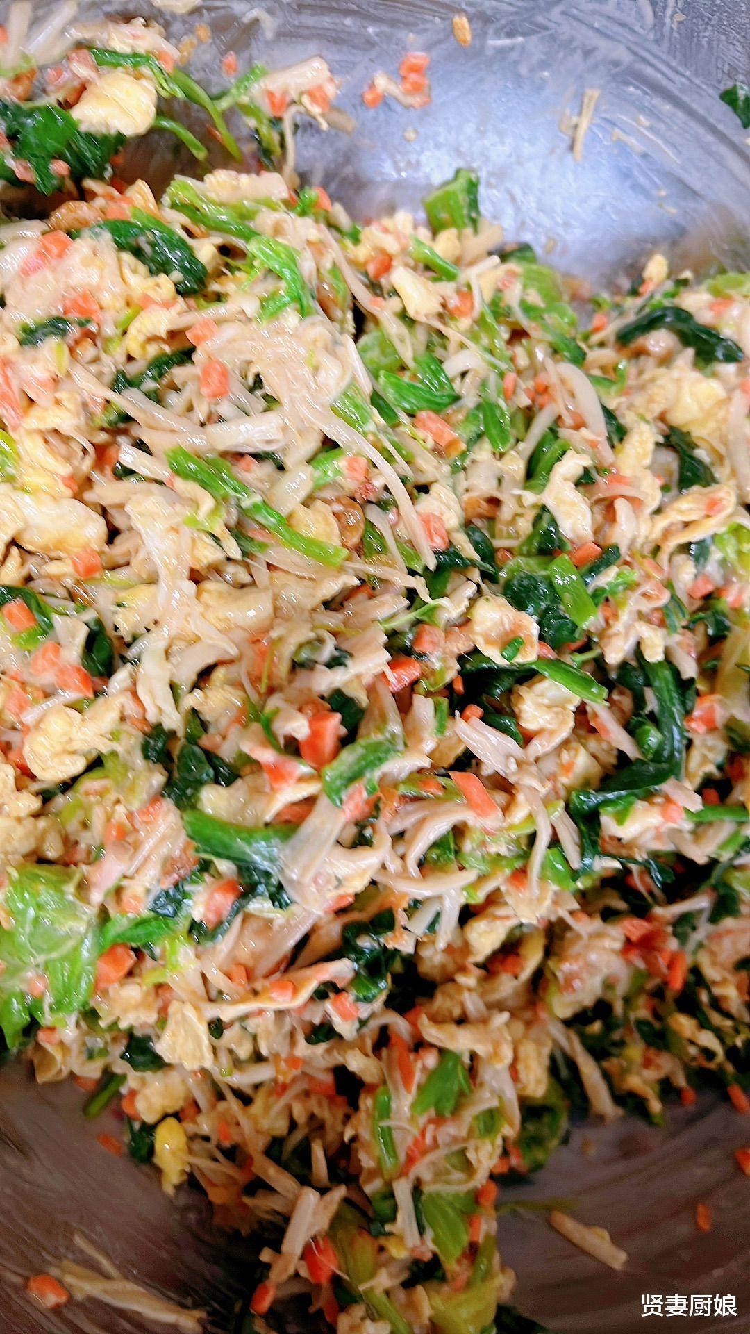 鸡蛋 减脂必备主食：瘦身菜团子，口感鲜香，饱腹感强，好吃不长胖